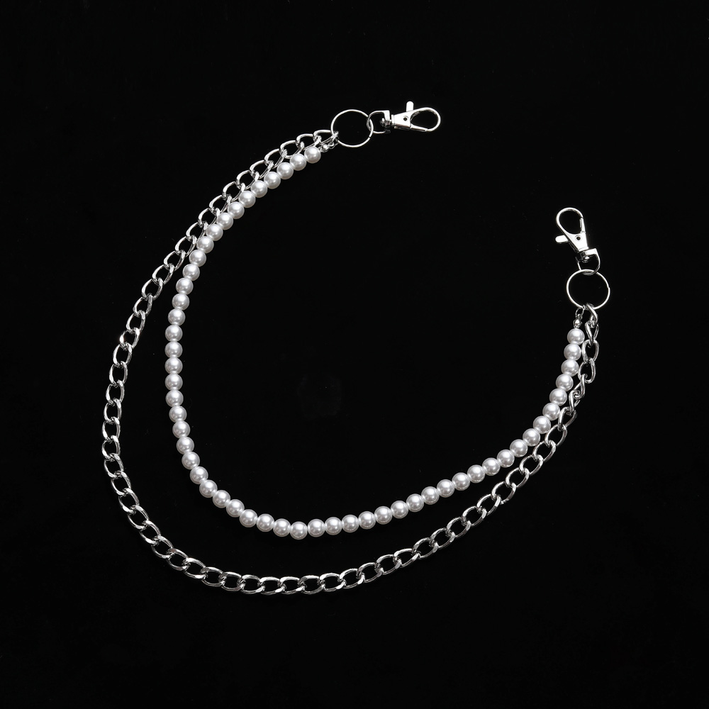 Fashion Punk Chains for Pants / Double Layer Chains Hook on Jeans