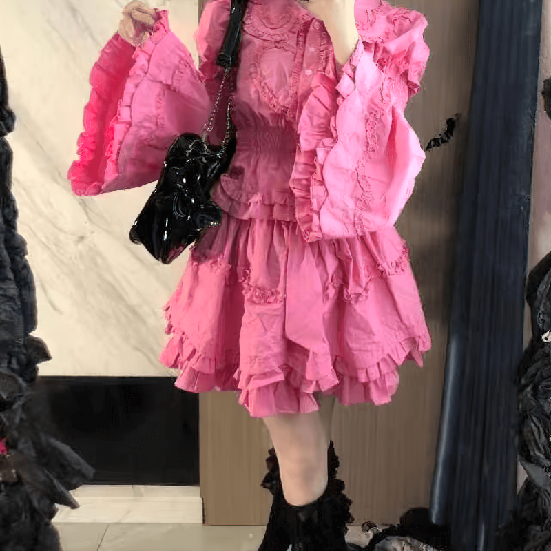 Gothic Patent Leather Bone Shape Bag / Punk Style Single Shoulder Bag