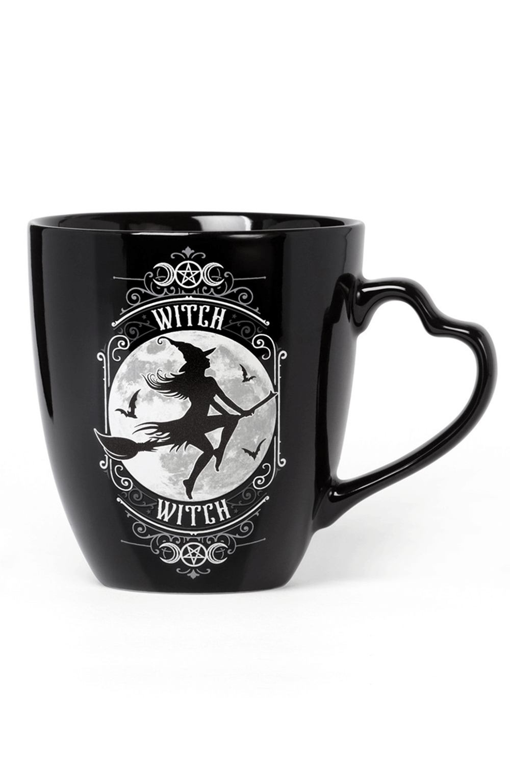 Magical Witch Double-Sided Mug with Heart Handle