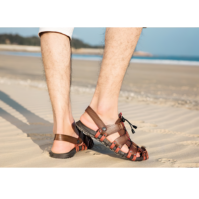 Men's Outdoor Summer Shoes / Soft Bottom Beach Sandals For Men / Casual Male Slippers