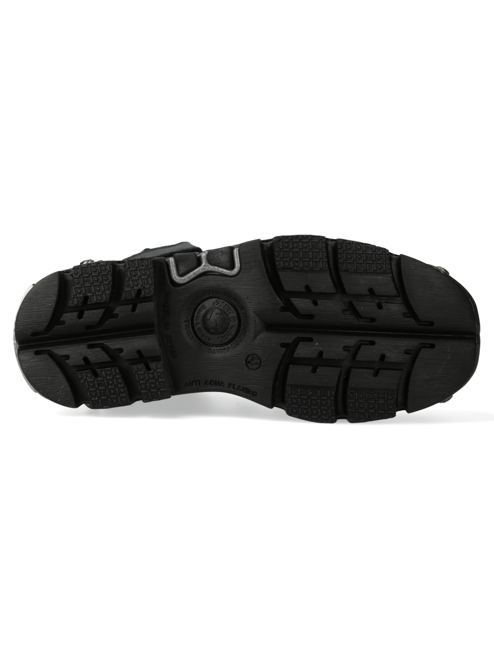 NEW ROCK Men's Gothic Ankle Boots with Metal Details