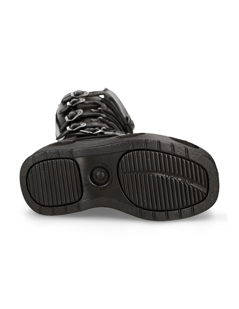 NEW ROCK Women's Gothic Style High Platform Boots with Buckles