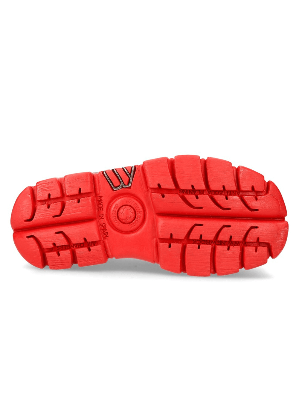 NEW ROCK Women's Gothic White Platform Sneakers with Rainbow Soles