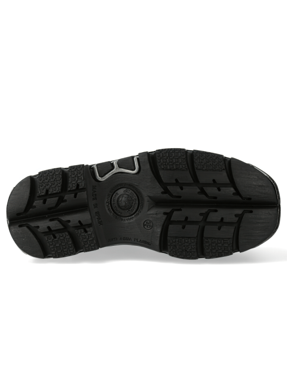 NEW ROCK Women's Rugged Lace-Up Ankle Boots with Metal Details