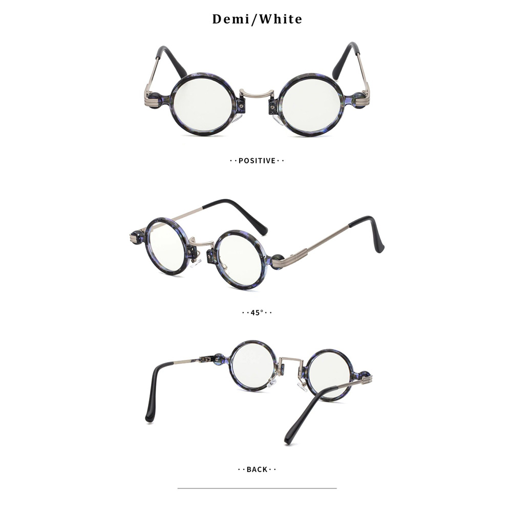 Punk Round Sunglasses for Men and Women / Vintage Glasses Fashion Shades