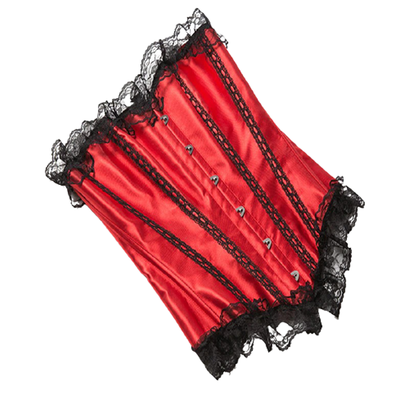 Sexy Women's Two Piece Dress / Fashion Corset and Mini Skirt with Lace