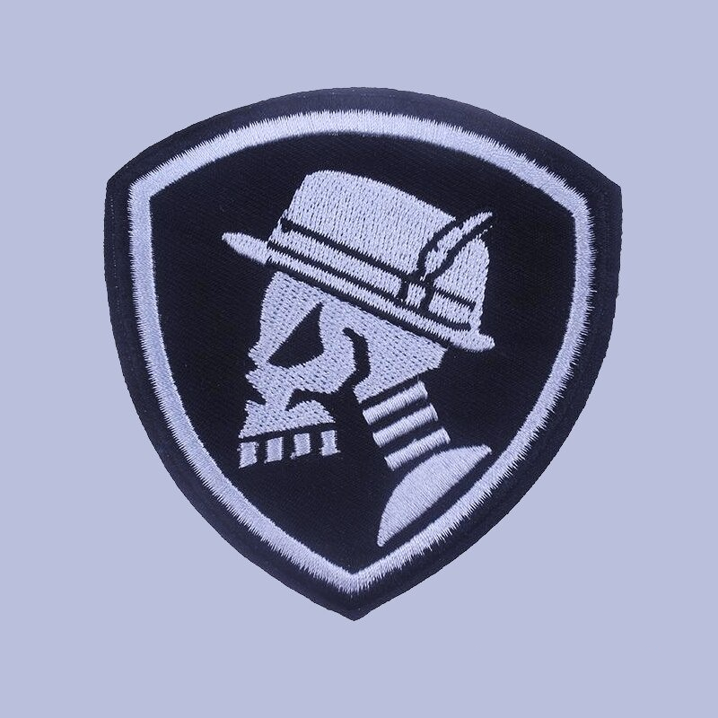 Skull and Hat Fusible Patch On Clothes / Unisex Rave Outfits Accessory For Jackets and Bags