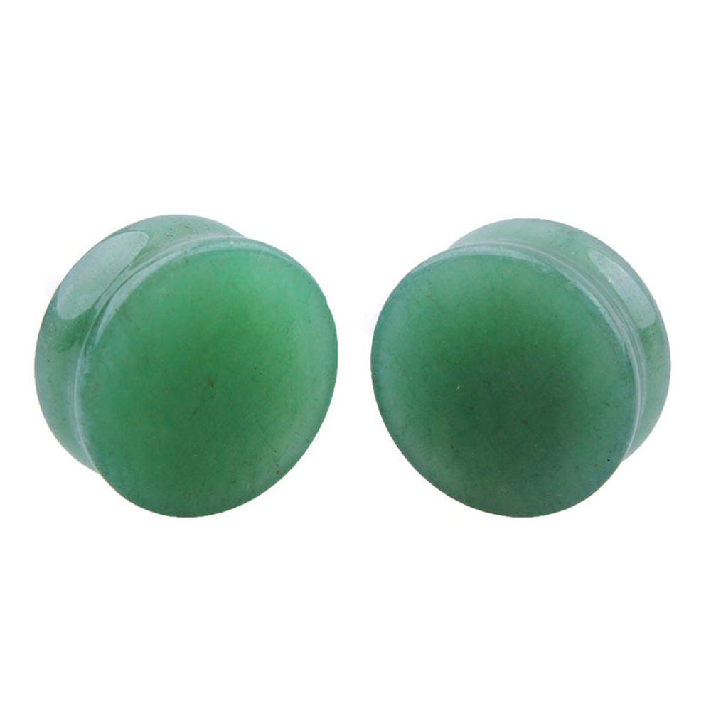 1PC Stone Ear Plugs / Gauges Earrings Flesh Tunnel Piercing / Aventurine Expander Body Jewelry