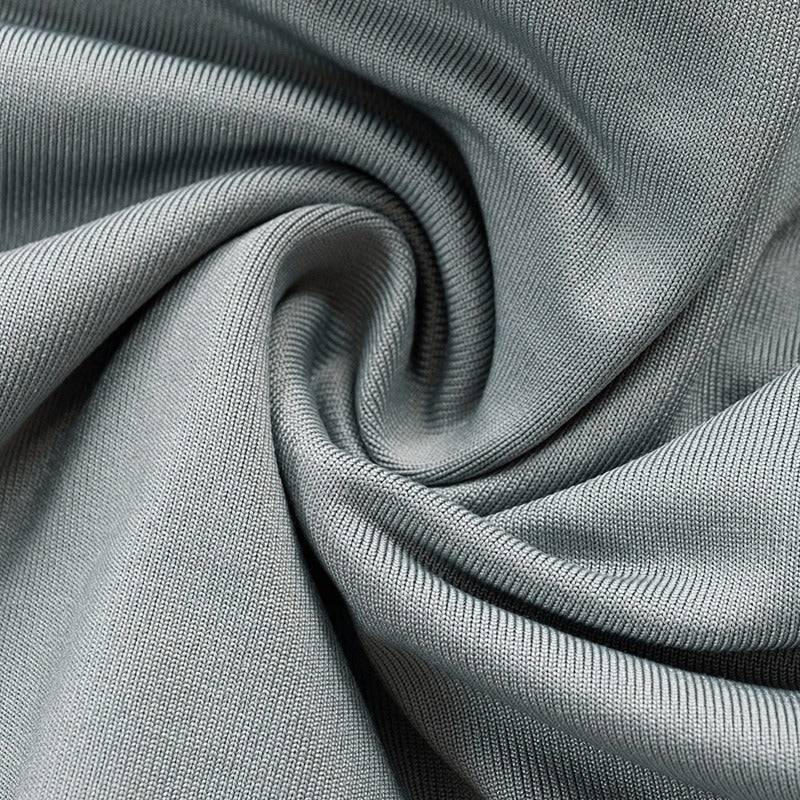 Sexy Cut Out Long Sleeves Crop Top / Women's Asymmetrical Short Tops in Alternative Style