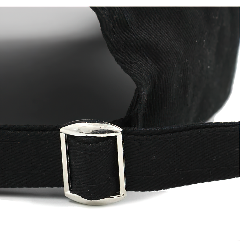 Adjustable Baseball cap Unisex with Ring Piercing / Cotton Baseball Caps in Punk style