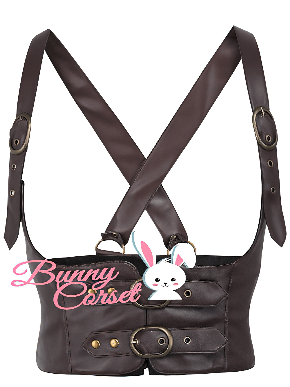 Adjustable Waist Cincher Corset Belt with Buckle Straps