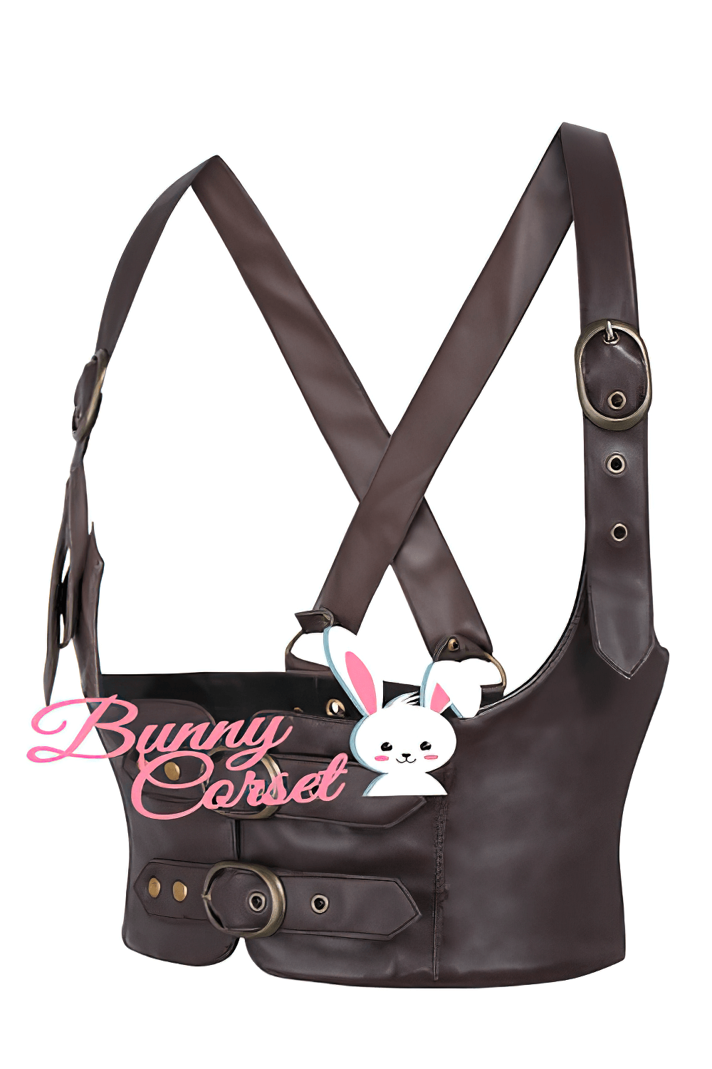 Adjustable Waist Cincher Corset Belt with Buckle Straps