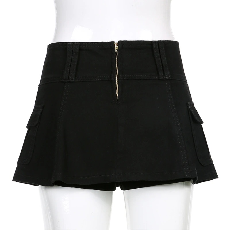 Aesthetic Women's High Waist Mini Skirt / Gothic Summer Casual Skirts