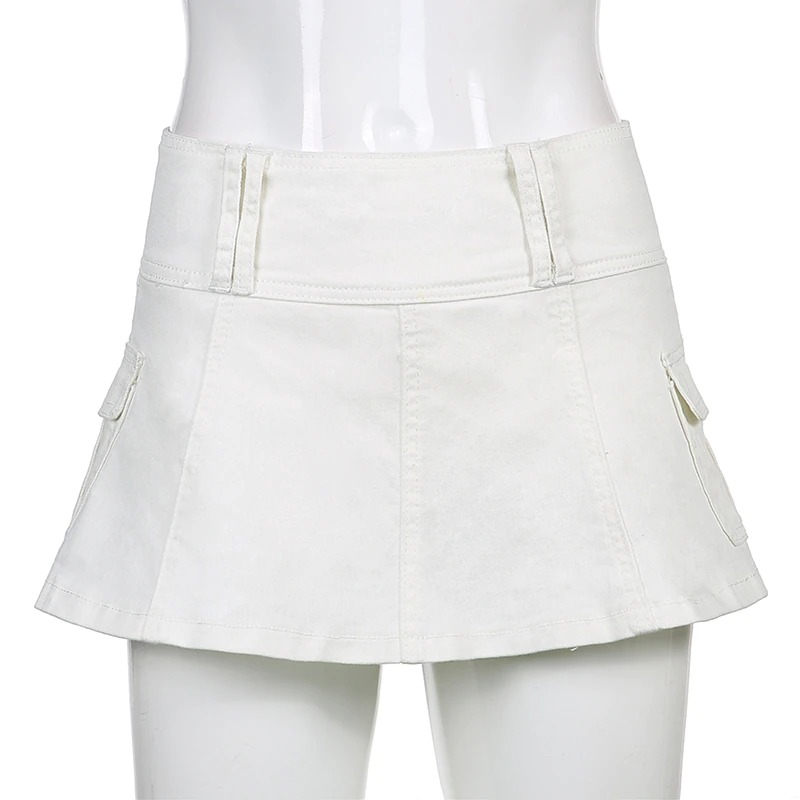 Aesthetic Women's High Waist Mini Skirt / Gothic Summer Casual Skirts