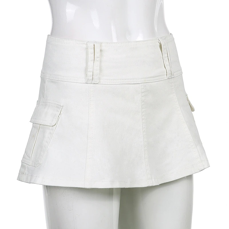 Aesthetic Women's High Waist Mini Skirt / Gothic Summer Casual Skirts