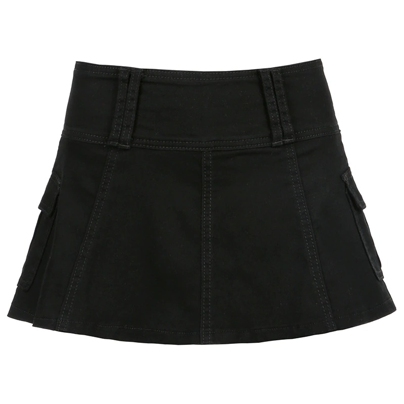 Aesthetic Women's High Waist Mini Skirt / Gothic Summer Casual Skirts