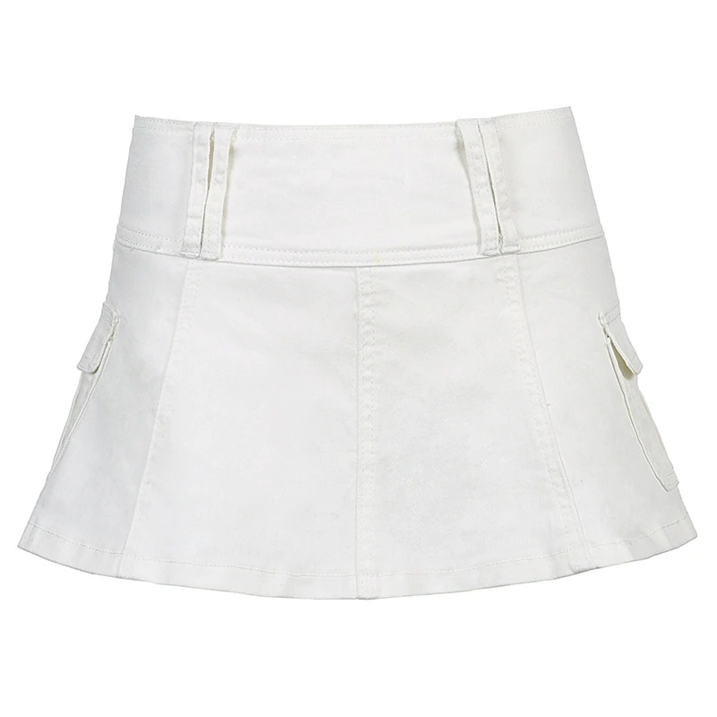 Aesthetic Women's High Waist Mini Skirt / Gothic Summer Casual Skirts