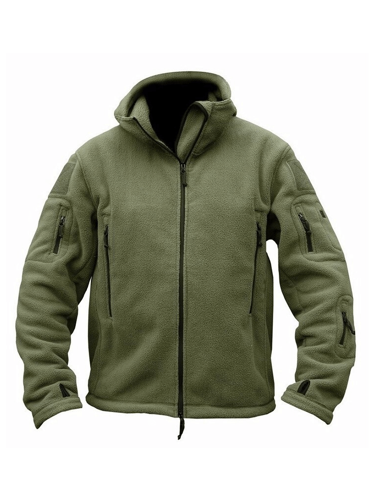 Airsoft Military Jackets for Men / Male Fleece Tactical Thermal Hooded Jacket / Autumn Outerwear