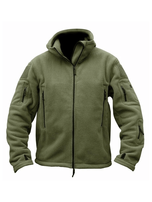 Airsoft Military Jackets for Men / Male Fleece Tactical Thermal Hooded Jacket / Autumn Outerwear