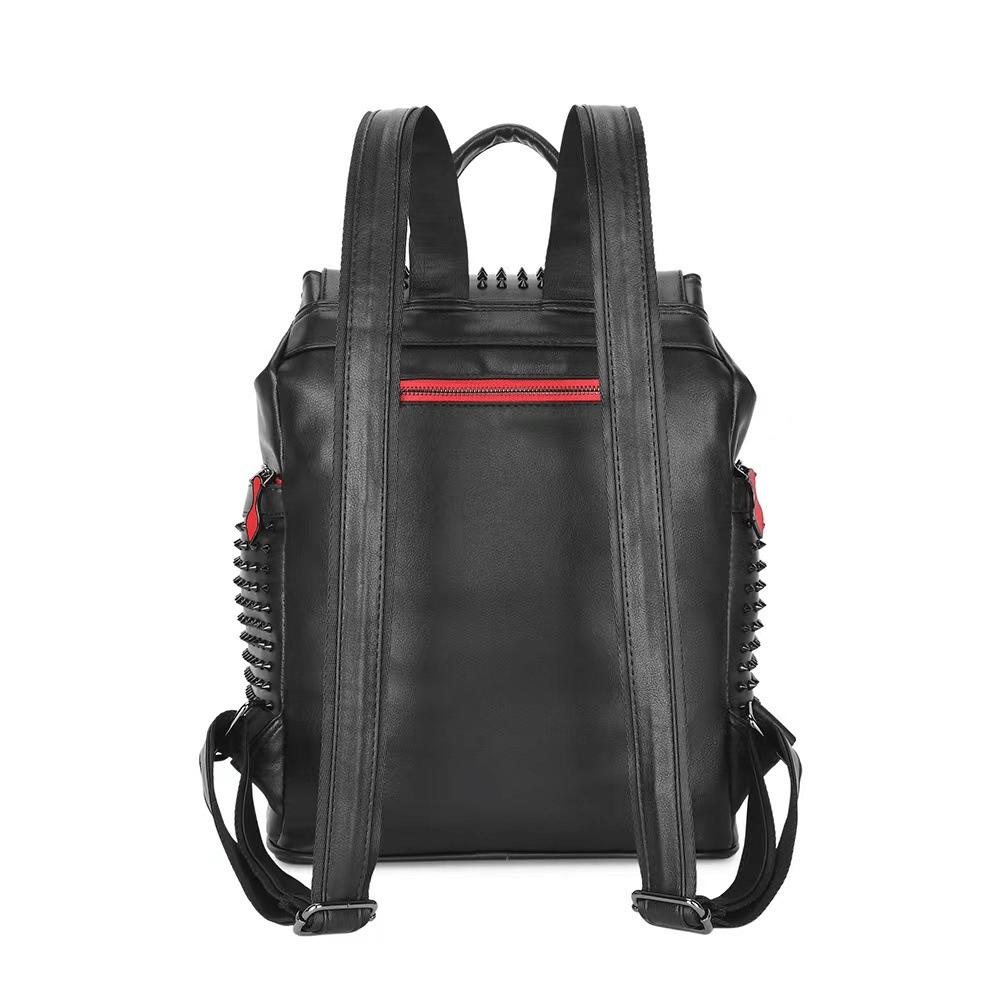Alternative Style Big Capacity Backpack with Spikes for Men or Women