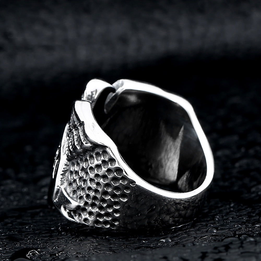 American Biker Eagle Ring / Stainless Steel Rock Fashion / Personality Signet Jewelry