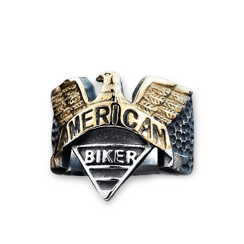 American Biker Eagle Ring / Stainless Steel Rock Fashion / Personality Signet Jewelry