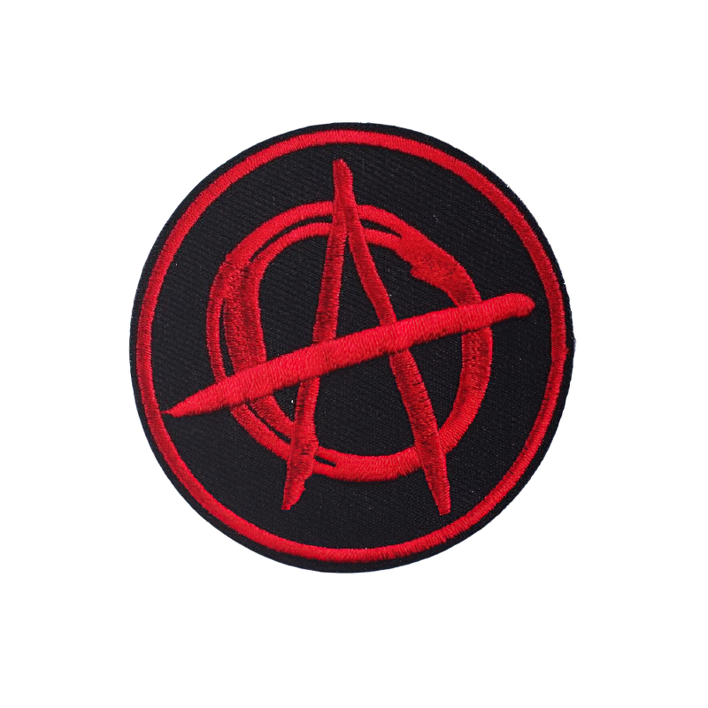 Anarchist Symbol Patch For Clothing / Alternative Fashion Accessory / Rock Symbolism