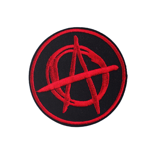 Anarchist Symbol Patch For Clothing / Alternative Fashion Accessory / Rock Symbolism