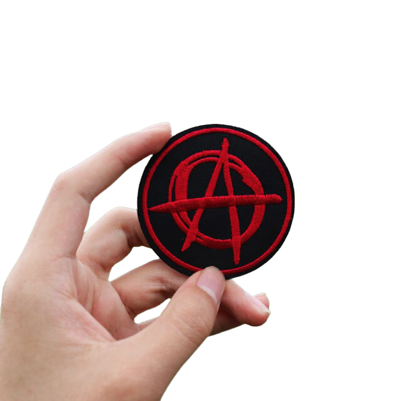 Anarchist Symbol Patch For Clothing / Alternative Fashion Accessory / Rock Symbolism