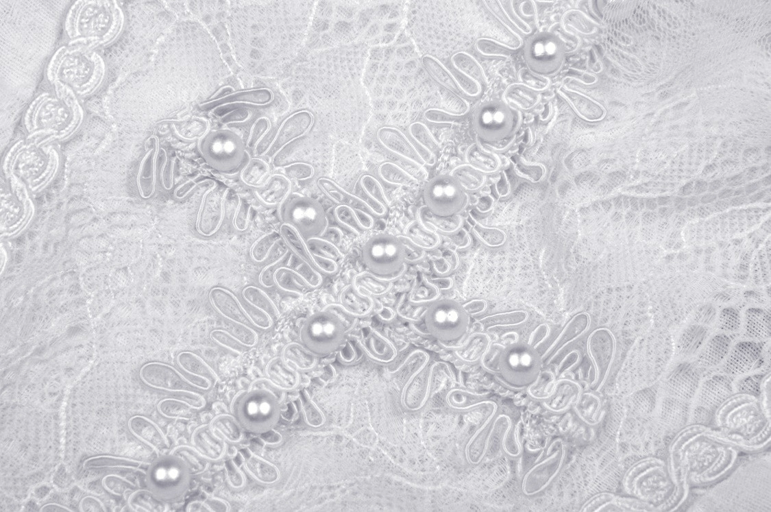 Angelic Women's Mini Dress with Lace and Beading