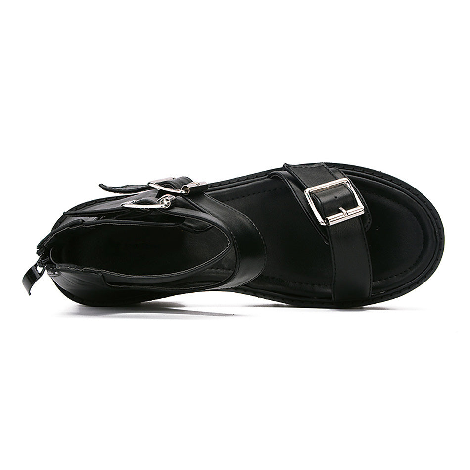 Ankle Strap Alternative Fashion Women's Sandals / Open Toe Platform Shoes with High Thick Heels