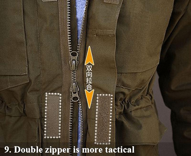 Military Jacket / Casual Tactical Windbreaker / Men Waterproof Flight Pilot Coat