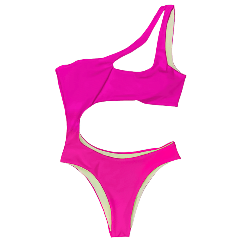 Asymmetric Bikinis For Women / Sexy One Piece Swimsuit / Stylish Female Monokini