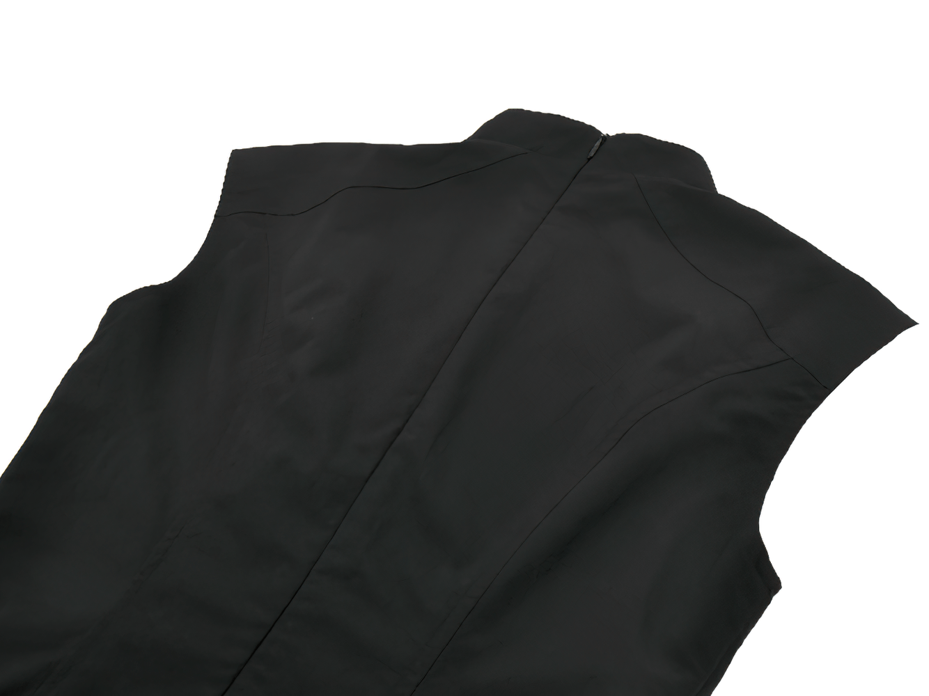 Asymmetric Gothic Studded Dress with Belt and Zipper