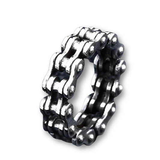 Biker Chain Stainless steel Ring / Rock Style Jewelry For Men and Women