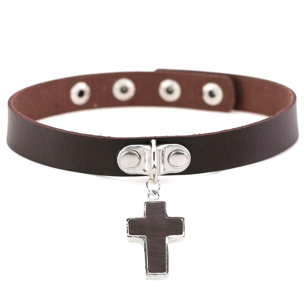 Black Cross Gothic Chokers for Women / Chocker collar for Women