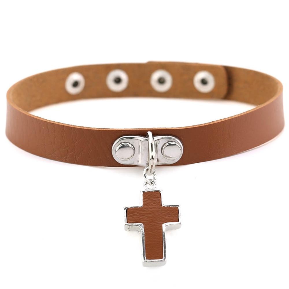 Black Cross Gothic Chokers for Women / Chocker collar for Women