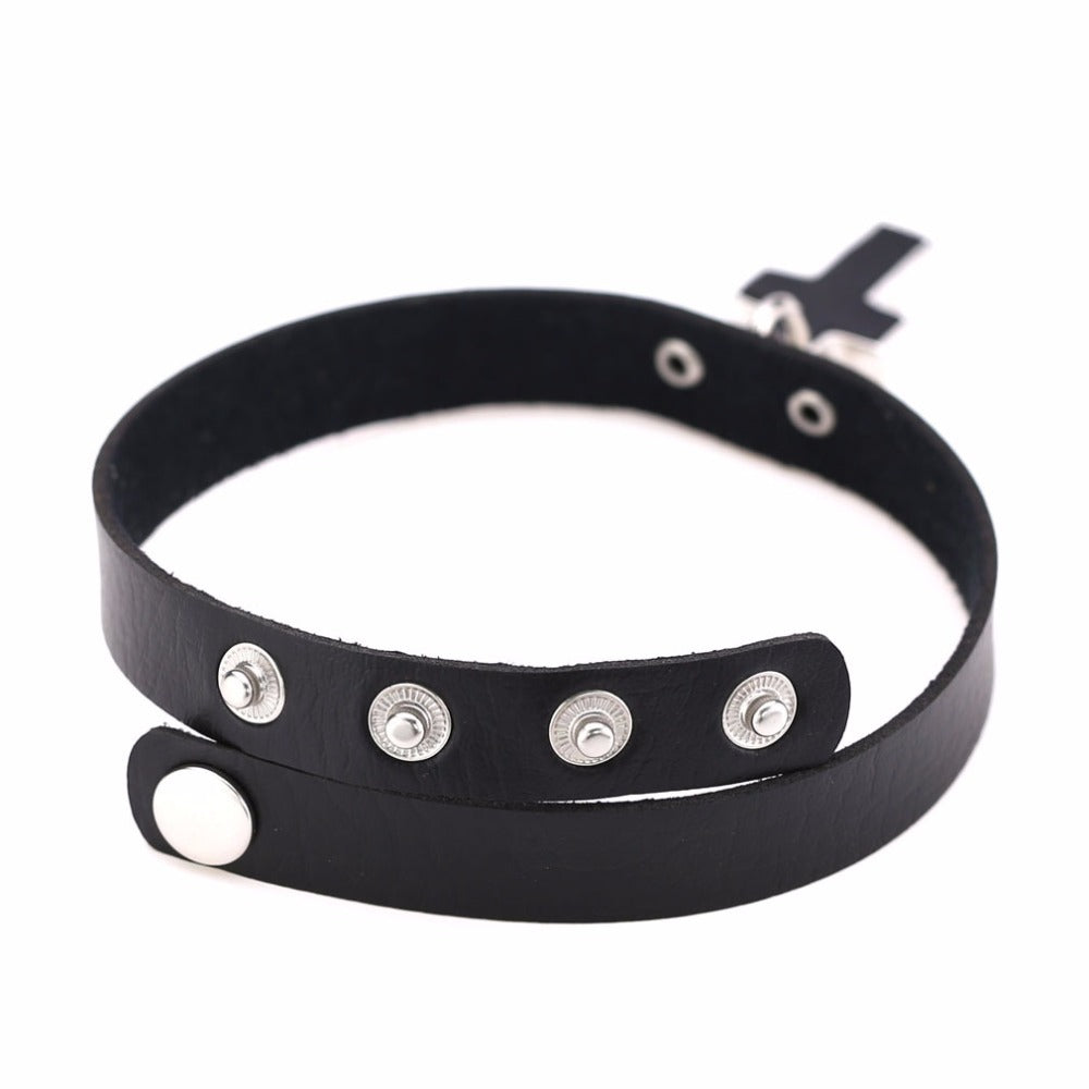 Black Cross Gothic Chokers for Women / Chocker collar for Women