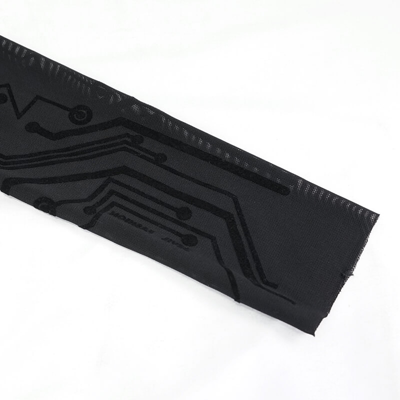 Black Cyberpunk Net Long Sleeve Top For Women / Sexy Ladies High Neckline Tops with Special Pattern