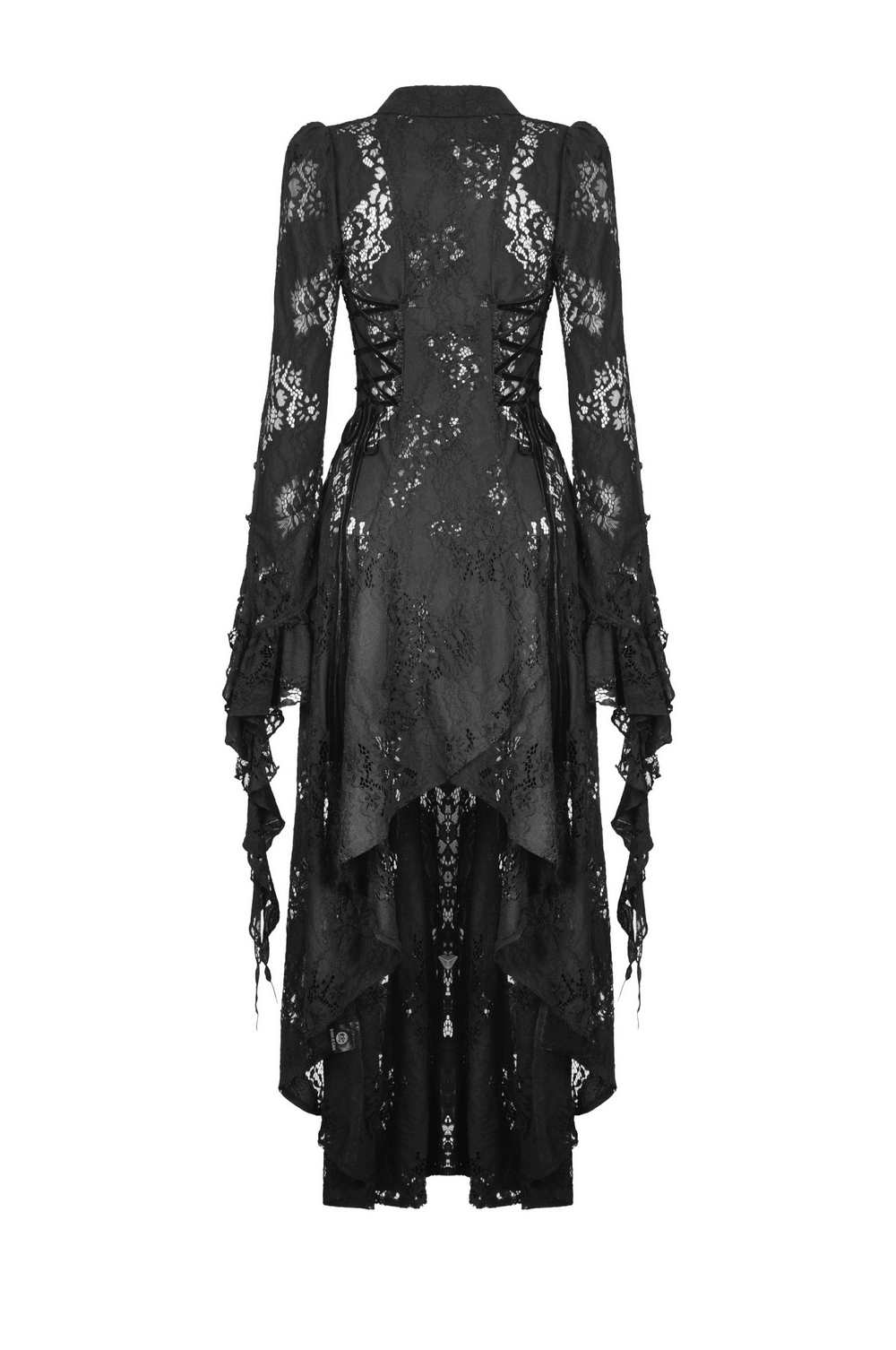 Black Lace Cape with Daring Cutouts - Gothic Romance