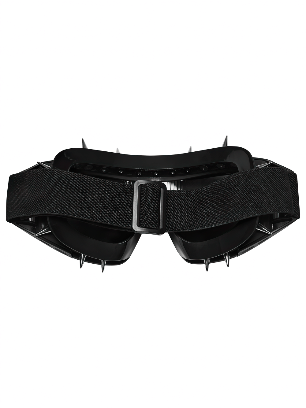Black Spiked Punk Glasses with Adjustable Elastic Strap