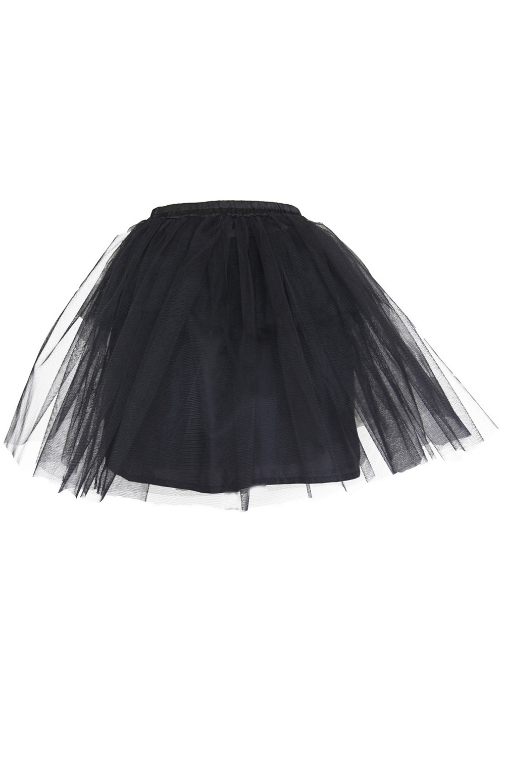 Black Tulle Skirt with Layers for Punk and Lolita Looks