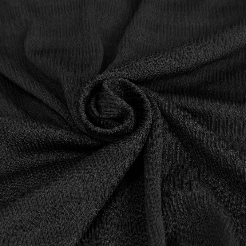 Black Vintage Lace Short Raglan Sleeves T-Shirt For Women / Gothic Female V-Neck Slim T-Shirts