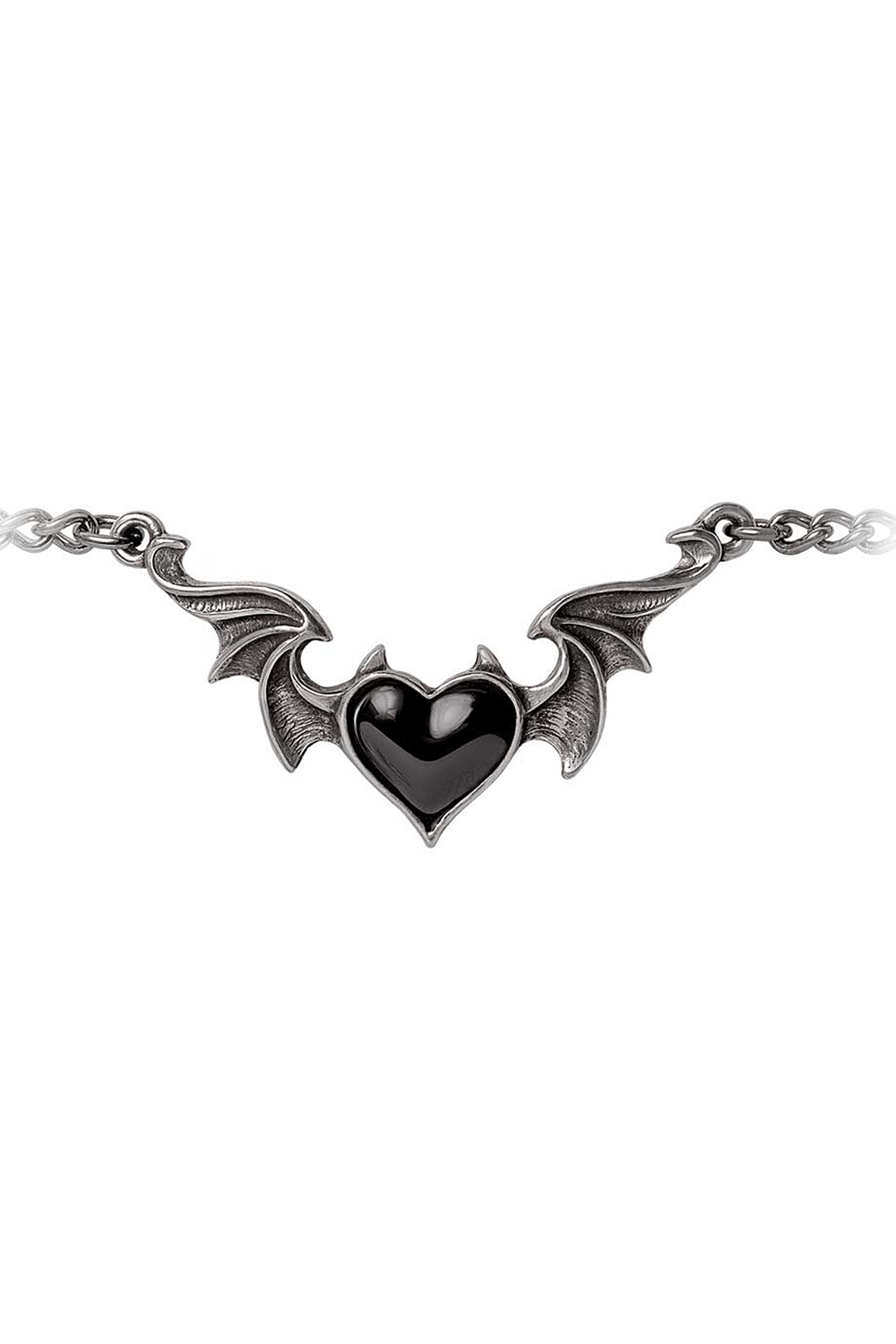 Blacksoul Bracelet Gothic Winged Heart Design Wristwear