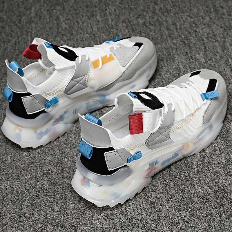 Breathable Sneakers with Light Soft Platform / Sports Shoes Lace Up for Running