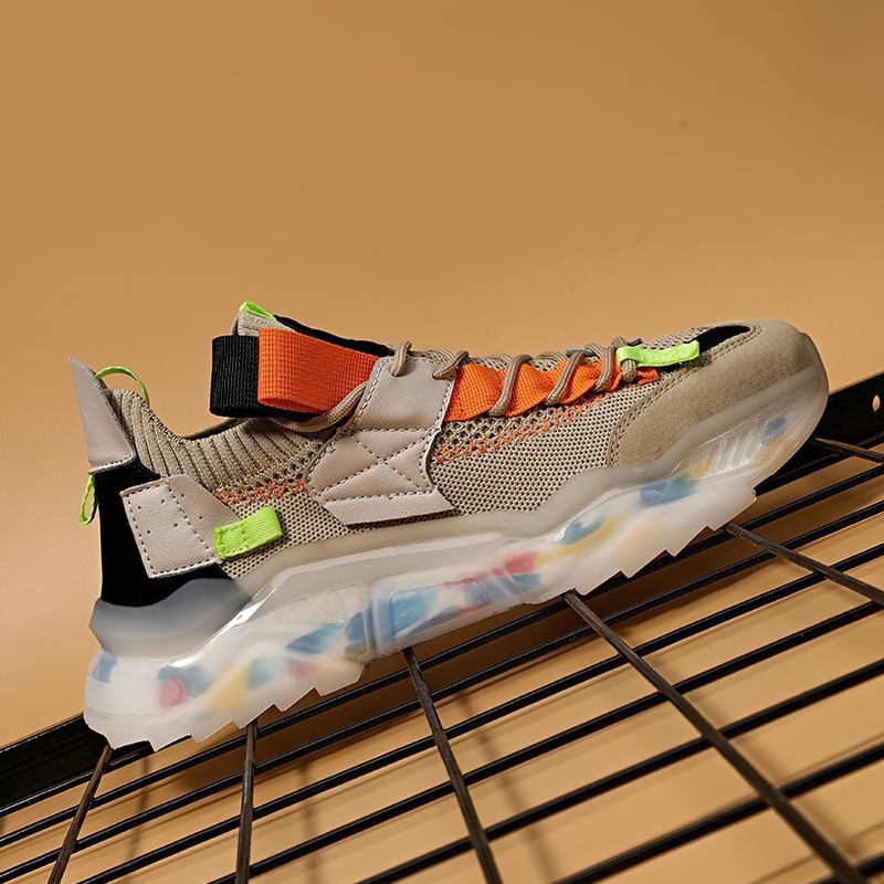 Breathable Sneakers with Light Soft Platform / Sports Shoes Lace Up for Running