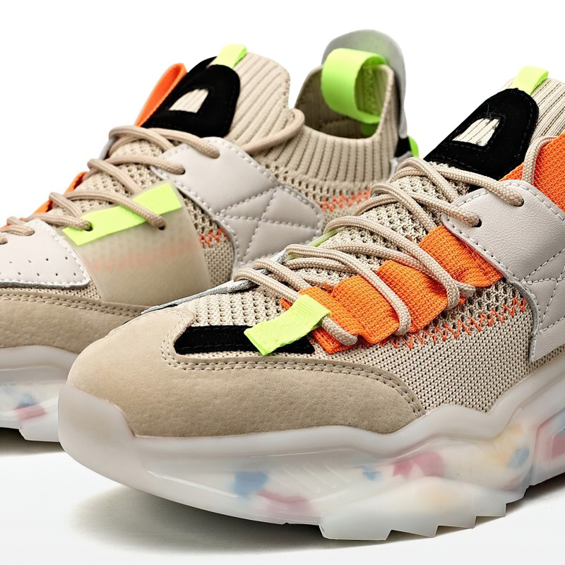 Breathable Sneakers with Light Soft Platform / Sports Shoes Lace Up for Running