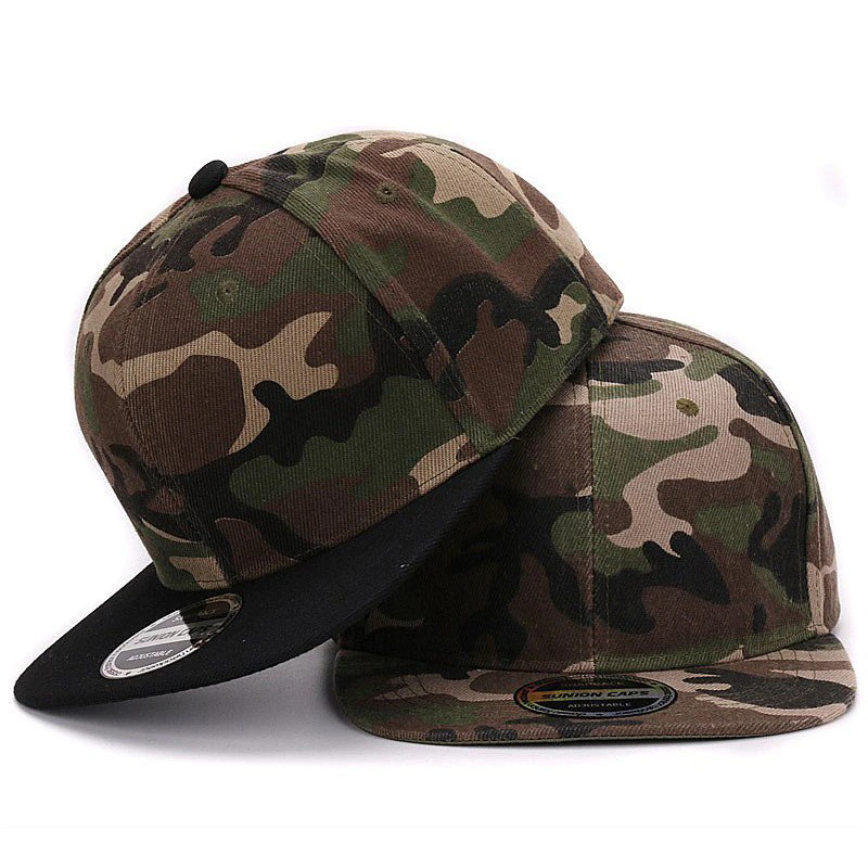 Camouflage Men's And Women's Hats / Snapback Baseball Cap In 5 Variants / Adjustable Polyester Hat