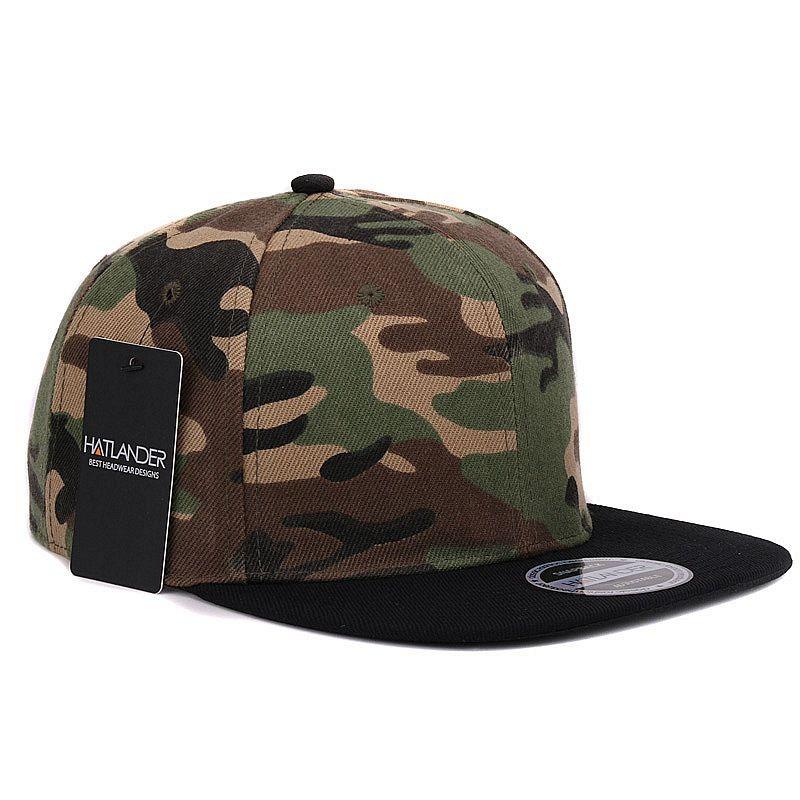 Camouflage Men's And Women's Hats / Snapback Baseball Cap In 5 Variants / Adjustable Polyester Hat
