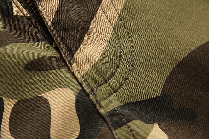 Camouflage Tactical Pants / Army Male Camo Cotton Jogger / Plus Size Pocket Military Trousers